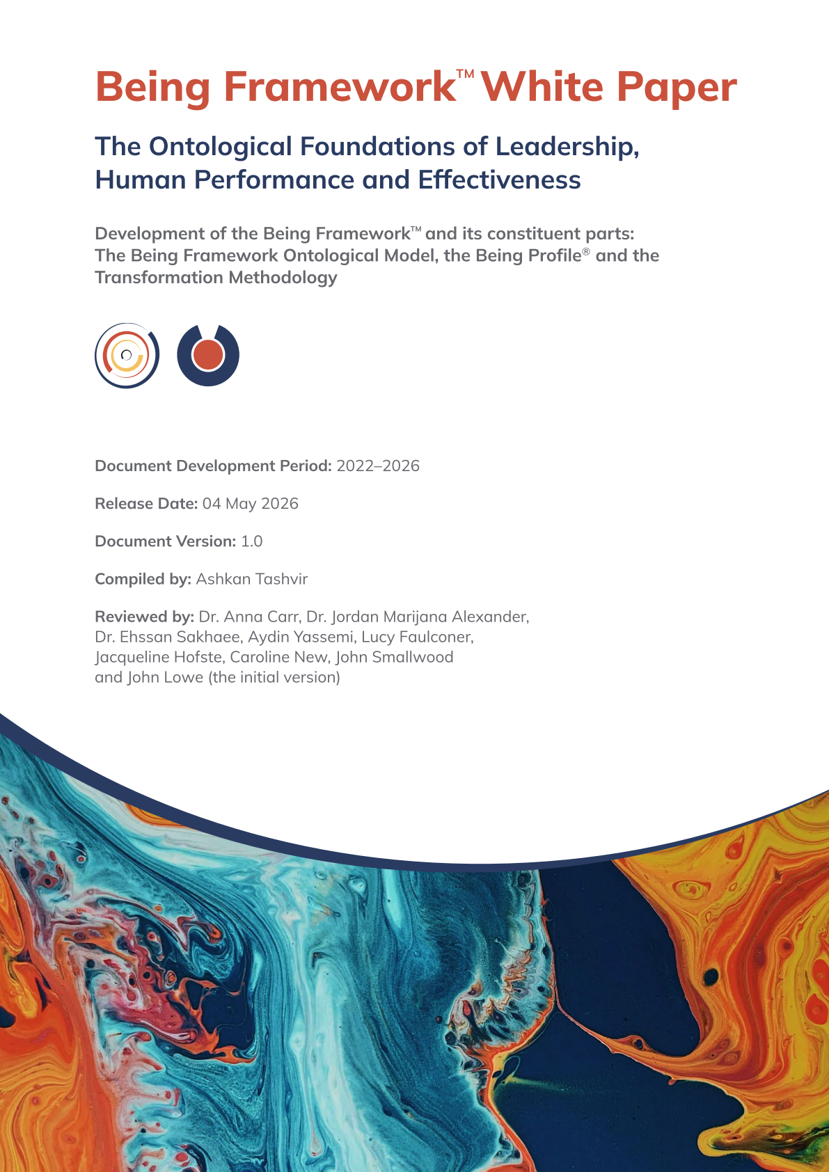Being Framework White Paper cover